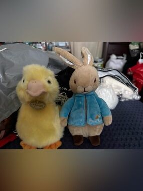 Peter Rabbit & Yellow Plush Chick